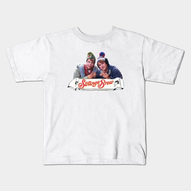 STRANGE BREW Kids T-Shirt by Cult Classics